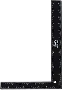 Mr. Pen- Carpenter Square, Framing Square, 8 inch x 12 inch, Carpenters Square, Right Angle Ruler, Framing Tools, L Shape Ruler, Metal Square, Steel Square