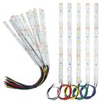 YIXISI 15 PCS 150mm Prewired Strip LED, 12V - 18V LED Strip Light, 2335 SMD LED Light, White/Red/Yellow/Blue/Green