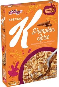 Kellogg’s Special K Breakfast Cereal, Fiber Cereal, Family Breakfast, Pumpkin Spice, 12.6oz Box (1 Box)