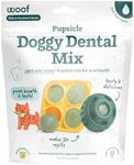 Woof Doggy Dental Pupsicle Mix - Dog Teeth Cleaning Powder for The Pupsicle - Long Lasting Postbiotic Dental Enzyme Mix to Support Oral Health for Dogs