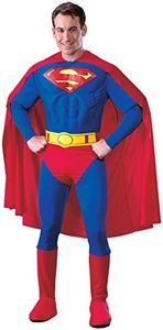 Rubie's DC Comics Deluxe Muscle Chest Superman Costume, As Shown, Medium