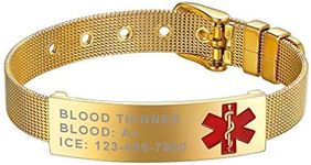 Supcare Medical Alert ID Bangle Cus