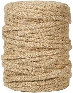 Tenn Well Natural Jute Twine Rope for Gardening, Arts & Crafts, Home Decor, Gift Wrapping 5mm Thick 100 Feet