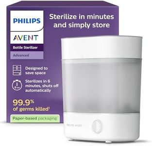 Philips Avent Advanced Bottle Steriliser, Kills 99.9% of Germs*, 10 min Sterilising Cycle - SCF291/01