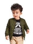 YOONIKK Boys Bomber Jacket | Boys Solid Warm Bomber Full Sleeve Jackets for Winters (IN, Age, 3 Years, 4 Years, Regular, Olive Green)