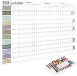 Reofrey 2026 Yearly Planner Schedule Calendar Full Year Calendar One Page, 29.2" X 20.7" Annual Year Round Large Wall Calendar, Thick Paper Poster Calendar with Stickers for Office Academic or Home