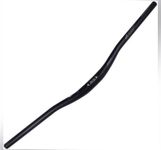 FASTPED Bicycle Handlebar 31.8mm, Aluminum Alloy MTB Handlebar Riser Bar for Mountain Bike 720/780MM (Handlebar Mountainle Bar Bicycle Cycling Flat Bar 780MM Anodized Handlebar (Black)