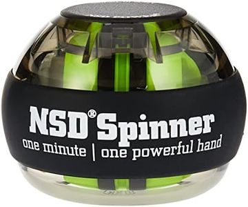 NSD Power AutoStart Spinner Gyro Wrist Forearm Grip Strengthener with Auto Start Feature