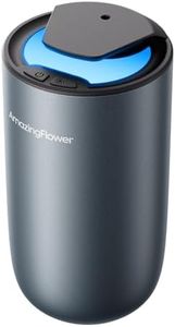 Waterless Diffuser for Essential Oil, Car Air Freshener Diffuser with 3 Mist Grades & 3 LED Light Colors, Auto On/Off, Rechargeable Scent Air Machine for Home, Room, Office, Bathroom