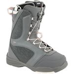 Nitro Women's Flora TLS All Mountain Freestyle Quick Lacing System Cheap Boat Snowboard Boot Charcoal, MP 27.0 // EU 41 1/3 // US WMN 9.5