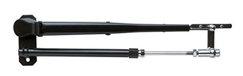 Marinco 33037A Wiper Arm, Deluxe Black Stainless Steel Pantographic, 17"-22" Adjustable