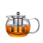 HiWomo 32oz/950ml Glass Teapot with