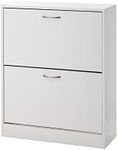 Yak About It - White Double Door Shoe Cabinet