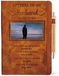 Letters To My Husband In Heaven Journal 200 Pages A5 Lined with Window in Cover, In Loving Memory of Husband, Memorial Sympathy Condolence Remembrance Grieving Gifts for Loss of Husband