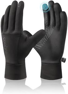 COOLJOB Touchscreen Winter Gloves for Men Women, Snow Gloves for Outdoor Sports, Warm Thermal Cold Weather Gloves for Cycling Running Dog Walking, 1 Pair Medium