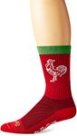 SockGuy Men's Sriracha Crew Sock, Red, Large/X-Large