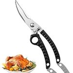 Heavy Duty Kitchen Scissors Stainless Steel Poultry Shears Multipurpose Kitchen Cooking Scissors with Safety Lock and Anti-Slip Handle for Cutting Chicken Turkey Meat