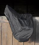 Rhinegold Waterproof Ride On Saddle Cover - Black