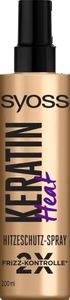 Syoss Spray de protección térmica de 230 ° (200 ml), spray de calor que ofrece protección contra el calor hasta 230 °C, con control de encrespamiento para un peinado duradero
