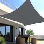 SUNNY GUARD Sun Shade Sail Rectangle 2.5x3m Waterproof UV Block for Garden Outdoor Patio - Anthracite