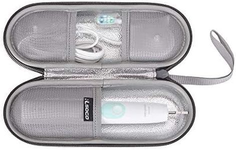 RLSOCO Case for Philips Sonicare ProtectiveClean 4100/5100/4300/2100/6100/7300/9000 Electric Toothbrush &for Oral-B Pro 1000/2000/3000/5000 Electric Toothbrush