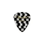 Fender 351 Shape Graphic Picks (12 Pack) for electric guitar, acoustic guitar, mandolin, and bass, 351 - Heavy, Multicolor (Checker)