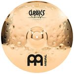 Meinl Cymbals Classics Custom Extreme Metal Crash Cymbal 16 inch (Video) for Drum Set (40,64cm) B12 Bronze, Brilliant Finish, Made in Germany (CC16EMC-B)