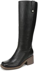 Dr. Scholl's Women's Joplin Knee High Boot Black - Wide Calf 7.5 M