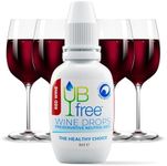 UBfree Wine Drops - 1pk Red - Removes Sulfites and Histamines from Red Wines | Naturally Eliminate Wine Headaches, Sensitivities and Allergies | Odorless and Tasteless | Discrete and Portable