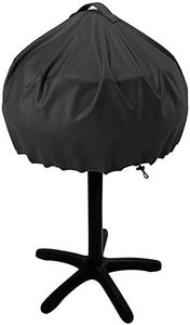 NUPICK Grill Cover for George Foreman 15-Serving GGR50B, GFO3320, GFO240 Electric Grill, Easy Take Off Handle Design, All Weather Resistant Small Round Grill Cover