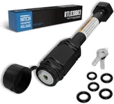 RETRUE Heavy-Duty Trailer Hitch Locks - 5/8" Pin for 2" and 2-1/2" Class III-IV Receivers, Includes 5 O-Rings and Weatherproof Caps, Ideal Trailer Accessories