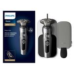 Philips Electric Shaver Series 9000 Prestige, Wet & Dry with SkinIQ Technology & Hydro SkinGlide Coating, Black Grey, SP9871/13