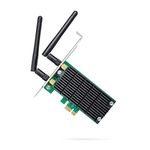 TP-Link AC1200 Wireless WiFi PCLE Card | 2.4G/5G Dual Band Wi-Fi PCI Express Adapter | Low Profile, Long Range Beamforming Heat Sink Technology | Supports Windows 10/8.1/8/7/XP (Archer T4E) (Black)