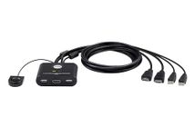 ATEN 2-Port USB FHD HDMI KVM Switch CS22HF - Black