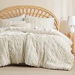 Bedsure Tufted Boho Comforter Set Q