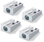 STAEDTLER Single Hole Quality Aluminium Pencil Sharpener (4)