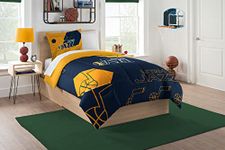 Northwest NBA Utah Jazz Comforter and Sham Set, Twin (64" x 86"), Hexagon