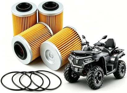 Forccord 4-PACK Engine Oil Filter Compatible with UTV ATV CFMOTO Cforce Zforce Uforce 400 500 600 800 900 950 1000 CFMOTO Oil Filter Replacement 0800-011300 0800-014003 Accessories 0800-011300-0004