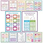 12 Math Posters High School - 17x22in Math Posters For Classroom High School, Math Poster, Math Posters Kids, Math Posters Classroom High School, Classroom Posters Middle School Math Art