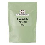 Egg White Powder 250g for Baking, Cooking, Use to Make Meringue, Royal Icing and Shakes, Protein Powder by Manor Springs