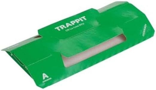 Trappit CR Lo-Line RTU Roach Monitor (10-Pack) – Low Profile Ready-to-Use Trap for German, American, and Oriental Cockroaches – Extra-Large Glue Area for Heavy Infestations