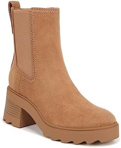 Zodiac Women's Teresa-chels Booties Ankle Boot, Latte Brown, 8.5