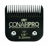 Conair Dog & Cat PGRRB7FP Steel Clipper Replacement Blade, Black, Size 7F, 3.0 mm