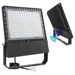 STASUN 400W 60000LM Dusk to Dawn LED Flood Light Outdoor Photocell - High Lumen Super Bright, 5000K Daylight White, IP66 Waterproof Stadium Lights for Yard, Arena, Courts, Parking Lot