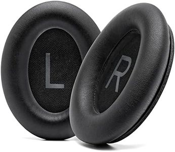WC PadZ QC45 - Almohadillas para Bose QuietComfort 45 / QuietComfort Se/QuietComfort Wireless, Fabricadas por Wicked Cushions | Cojín extragrueso | Premium Durable Stitching | Black