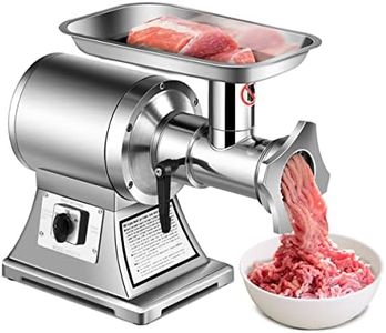 Tangkula 1.5 HP Commercial Meat Grinder, Stainless Steel