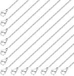 20pcs Stainless Steel Chains Bulk N