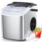 COWSAR Ice Maker Countertop, Stainl