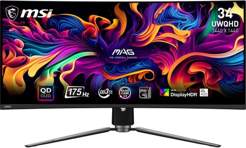 MSI 34" QD-OLED Gaming Monitor – MAG 341CQP UltraWide Display