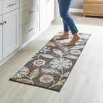 Maples Rugs Reggie Floral Runner Rug Non Slip Washable Hallway Entry Carpet [Made in USA], 1'8 x 5, Multi